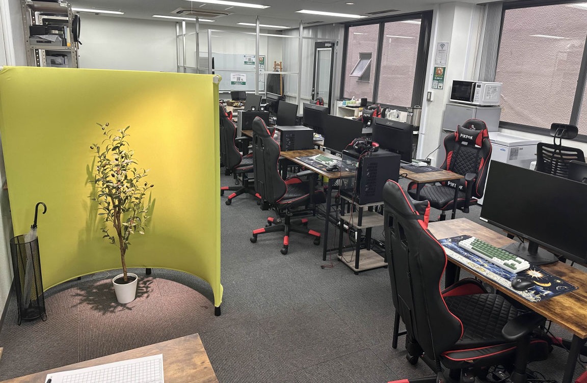 快適な作業スペース