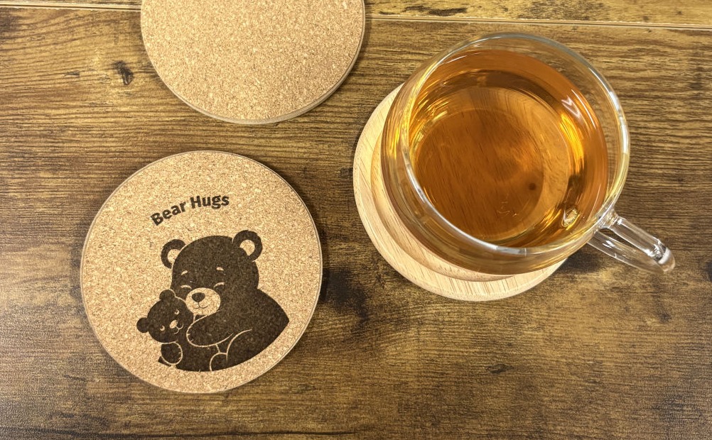 [利用者さん作品]クマのコースター